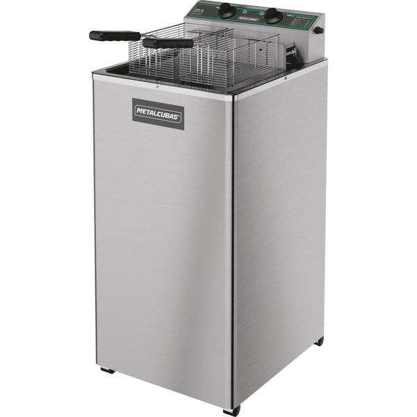 Fritadeira-Eletrica-15L-Oleo-FOE-15-P-8000W-Zona-Fria-Metalcubas