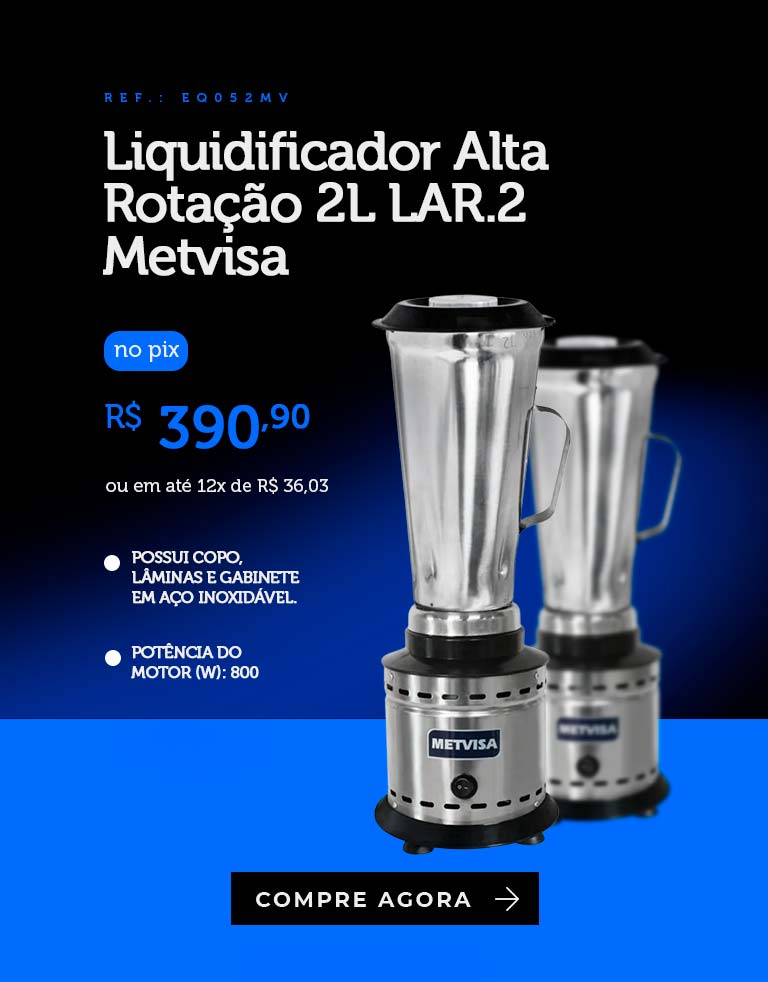 Liquidificador 2L Metvisa