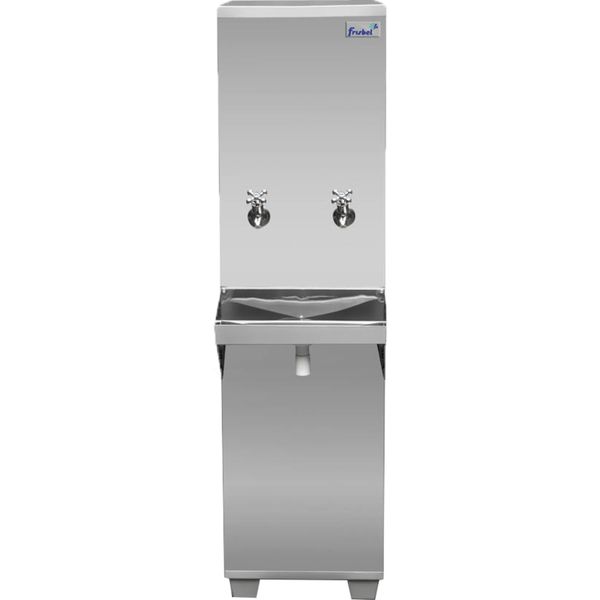 Bebedouro-Resfriador-25L-2-Torneiras-Inox-Frisbel-BB011FB-1