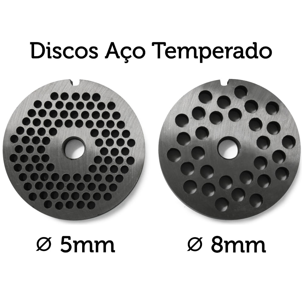 Moedor Picador de Carne PCL.22L 1cv Inox Metvisa | Zanotti